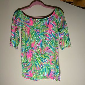 Girls Lily Pulitzer Off the Shoulder Dress!
